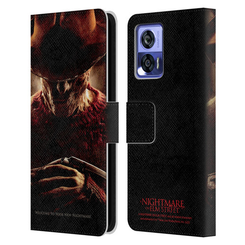 A Nightmare On Elm Street (2010) Graphics Freddy Key Art Leather Book Wallet Case Cover For Motorola Edge 30 Neo 5G