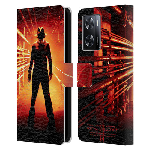 A Nightmare On Elm Street (2010) Graphics Freddy Poster Leather Book Wallet Case Cover For OPPO A57s