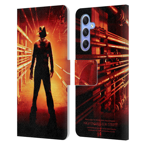 A Nightmare On Elm Street (2010) Graphics Freddy Poster Leather Book Wallet Case Cover For Samsung Galaxy A34 5G