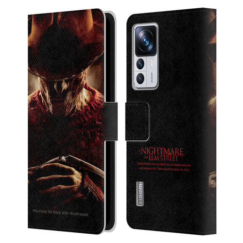 A Nightmare On Elm Street (2010) Graphics Freddy Key Art Leather Book Wallet Case Cover For Xiaomi 12T Pro