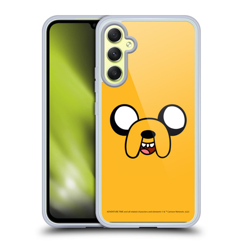 Adventure Time Graphics Jake The Dog Soft Gel Case for Samsung Galaxy A34 5G