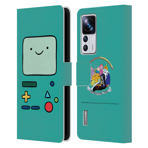 Adventure Time Graphics BMO Leather Book Wallet Case Cover For Xiaomi 12T Pro