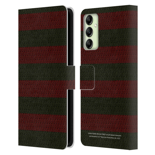 A Nightmare On Elm Street: Freddy's Dead Graphics Sweater Pattern Leather Book Wallet Case Cover For Samsung Galaxy A14 5G