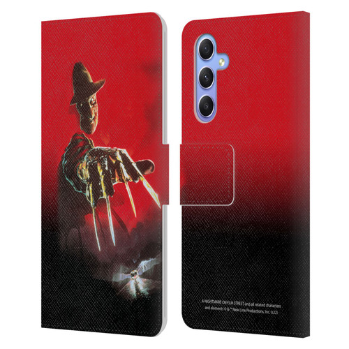 A Nightmare On Elm Street: Freddy's Dead Graphics Poster 2 Leather Book Wallet Case Cover For Samsung Galaxy A34 5G