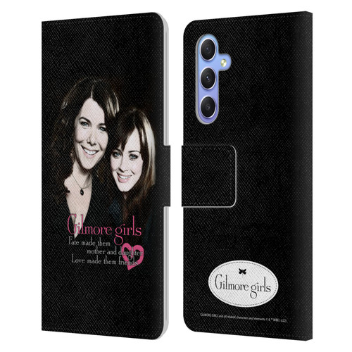 Gilmore Girls Graphics Fate Made Them Leather Book Wallet Case Cover For Samsung Galaxy A34 5G