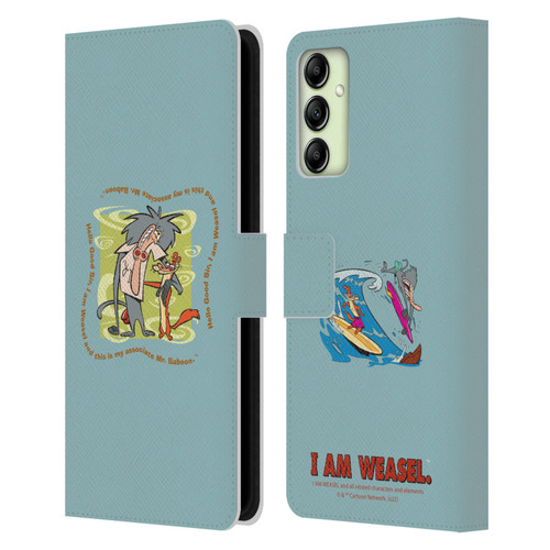 I Am Weasel. Graphics Hello Good Sir Leather Book Wallet Case Cover For Samsung Galaxy A14 5G