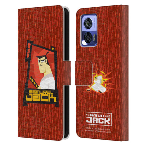 Samurai Jack Graphics Character Art 2 Leather Book Wallet Case Cover For Motorola Edge 30 Neo 5G