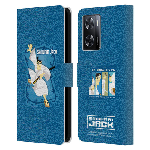 Samurai Jack Graphics Character Art 1 Leather Book Wallet Case Cover For OPPO A57s