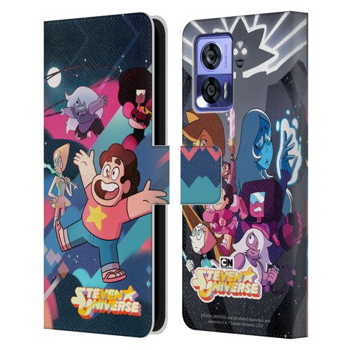Steven Universe Graphics Characters Leather Book Wallet Case Cover For Motorola Edge 30 Neo 5G