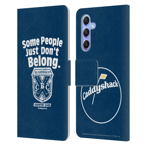 Caddyshack Graphics Some People Just Don't Belong Leather Book Wallet Case Cover For Samsung Galaxy A34 5G
