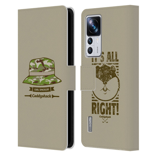 Caddyshack Graphics Carl Spackler Hat Leather Book Wallet Case Cover For Xiaomi 12T Pro