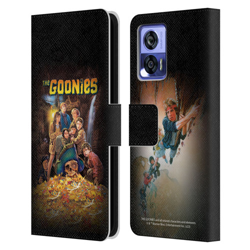 The Goonies Graphics Poster Leather Book Wallet Case Cover For Motorola Edge 30 Neo 5G