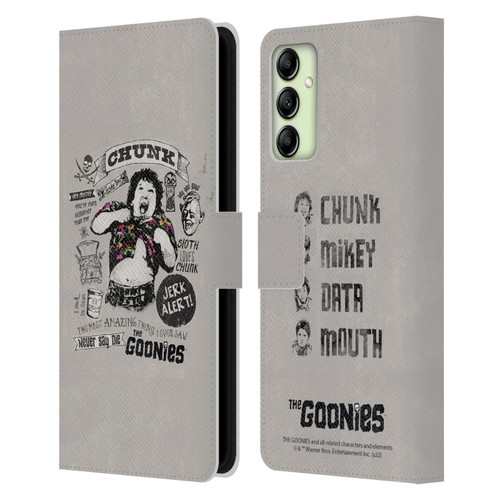 The Goonies Graphics Character Art Leather Book Wallet Case Cover For Samsung Galaxy A14 5G