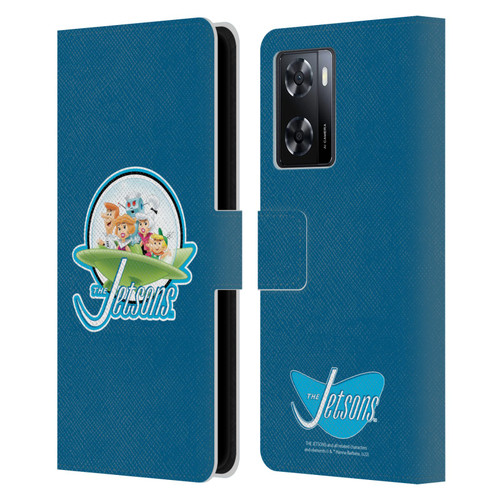 The Jetsons Graphics Logo Leather Book Wallet Case Cover For OPPO A57s