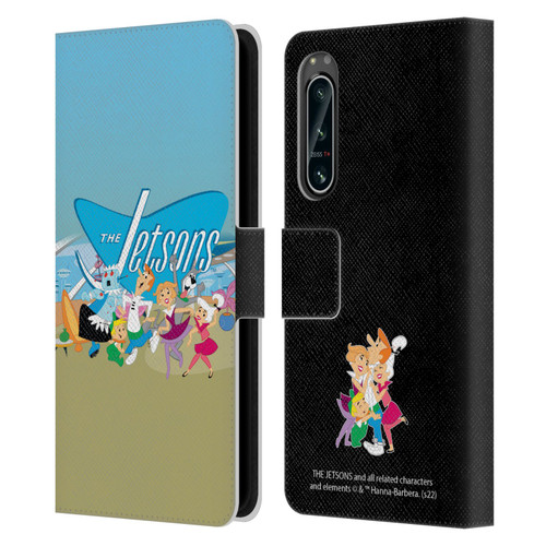 The Jetsons Graphics Group Leather Book Wallet Case Cover For Sony Xperia 5 IV