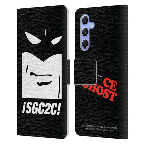 Space Ghost Coast to Coast Graphics Space Ghost Leather Book Wallet Case Cover For Samsung Galaxy A34 5G