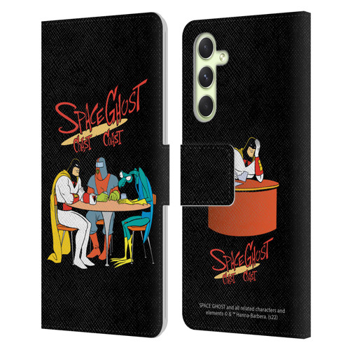 Space Ghost Coast to Coast Graphics Group Leather Book Wallet Case Cover For Samsung Galaxy A54 5G
