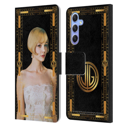 The Great Gatsby Graphics Daisy Leather Book Wallet Case Cover For Samsung Galaxy A34 5G