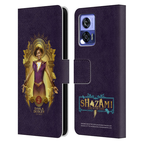 Shazam!: Fury Of The Gods Graphics Darla Leather Book Wallet Case Cover For Motorola Edge 30 Neo 5G