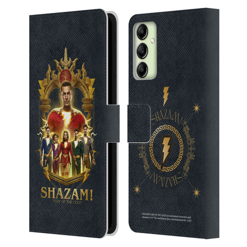 Shazam!: Fury Of The Gods Graphics Group Leather Book Wallet Case Cover For Samsung Galaxy A14 5G