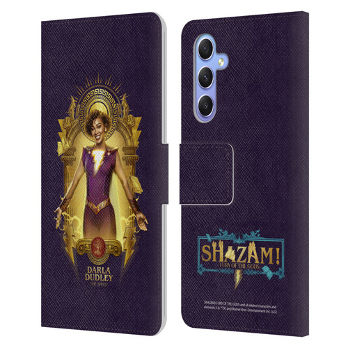 Shazam!: Fury Of The Gods Graphics Darla Leather Book Wallet Case Cover For Samsung Galaxy A34 5G