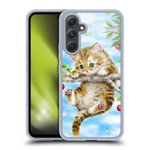 Kayomi Harai Animals And Fantasy Cherry Tree Kitten Soft Gel Case for Samsung Galaxy A54 5G