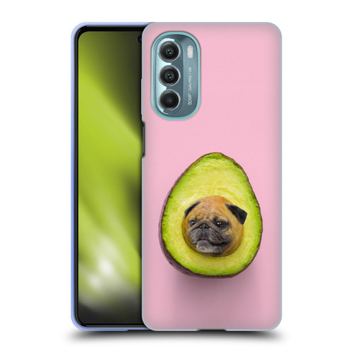 Pixelmated Animals Surreal Pets Pugacado Soft Gel Case for Motorola Moto G Stylus 5G (2022)