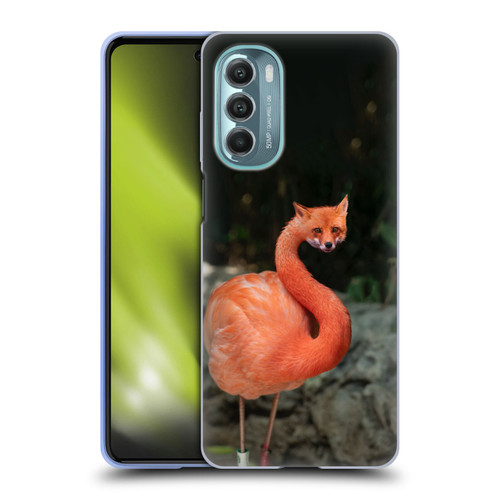 Pixelmated Animals Surreal Wildlife Foxmingo Soft Gel Case for Motorola Moto G Stylus 5G (2022)