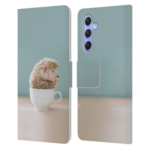 Pixelmated Animals Surreal Pets Lionhog Leather Book Wallet Case Cover For Samsung Galaxy A34 5G