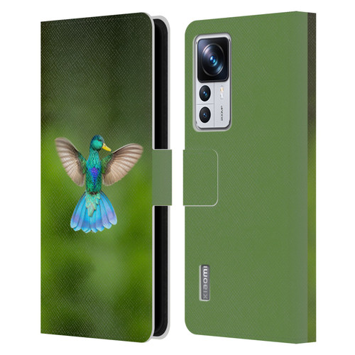 Pixelmated Animals Surreal Wildlife Quaking Bird Leather Book Wallet Case Cover For Xiaomi 12T Pro
