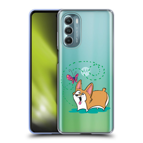 Grace Illustration Dogs Corgi Soft Gel Case for Motorola Moto G Stylus 5G (2022)
