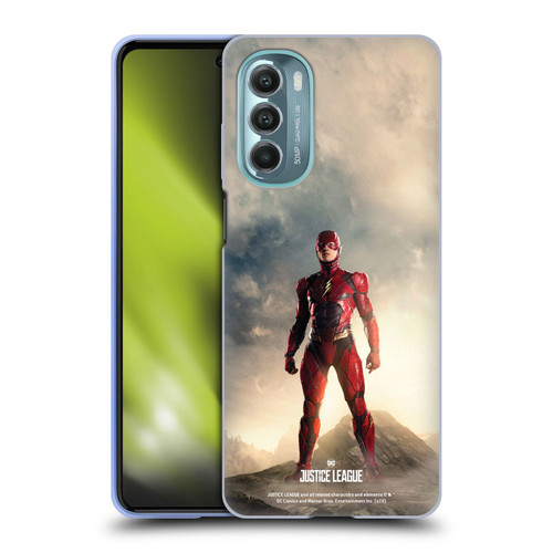 Justice League Movie Character Posters The Flash Soft Gel Case for Motorola Moto G Stylus 5G (2022)