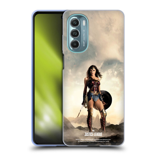 Justice League Movie Character Posters Wonder Woman Soft Gel Case for Motorola Moto G Stylus 5G (2022)