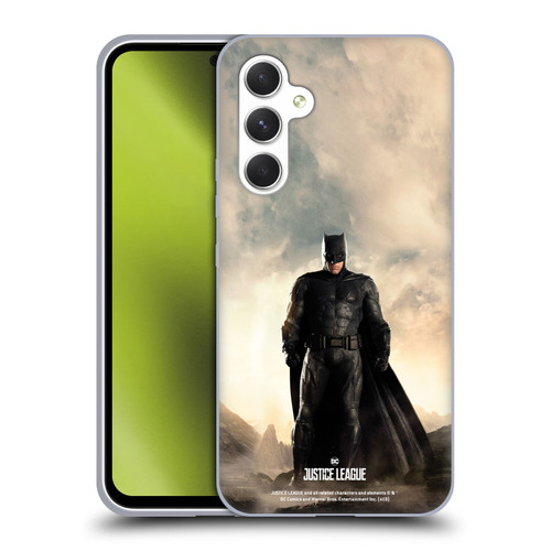 Justice League Movie Character Posters Batman Soft Gel Case for Samsung Galaxy A54 5G