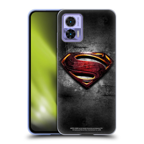 Justice League Movie Superman Logo Art Man Of Steel Soft Gel Case for Motorola Edge 30 Neo 5G