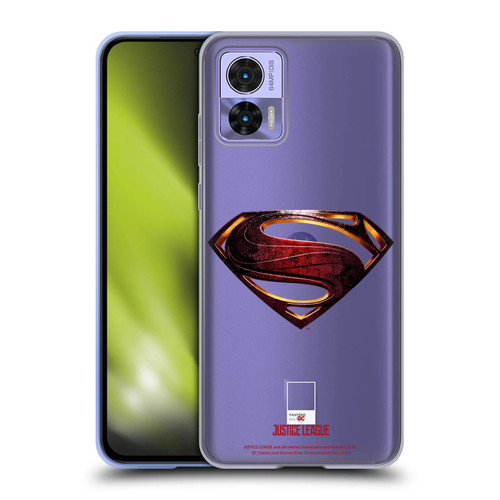 Justice League Movie Logos Superman Soft Gel Case for Motorola Edge 30 Neo 5G