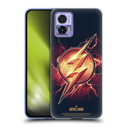 Justice League Movie Logos The Flash 2 Soft Gel Case for Motorola Edge 30 Neo 5G