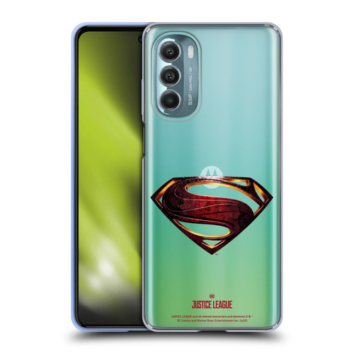 Justice League Movie Logos Superman Soft Gel Case for Motorola Moto G Stylus 5G (2022)