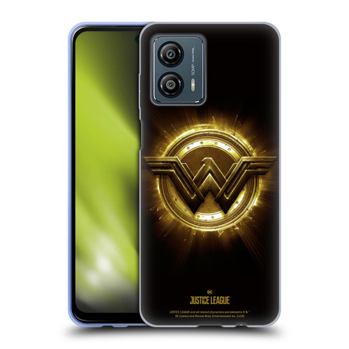 Justice League Movie Logos Wonder Woman 2 Soft Gel Case for Motorola Moto G53 5G
