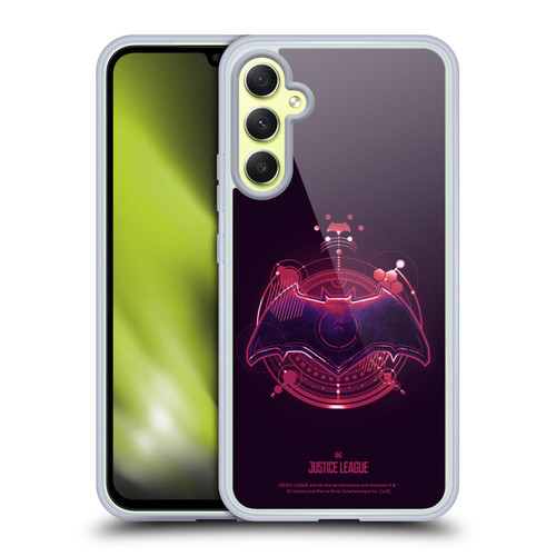 Justice League Movie Logos Batman 2 Soft Gel Case for Samsung Galaxy A34 5G
