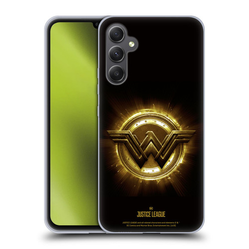 Justice League Movie Logos Wonder Woman 2 Soft Gel Case for Samsung Galaxy A34 5G