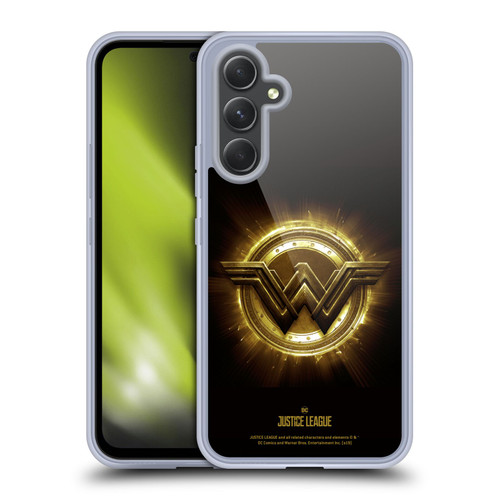 Justice League Movie Logos Wonder Woman 2 Soft Gel Case for Samsung Galaxy A54 5G