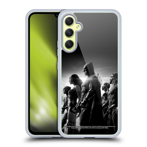 Zack Snyder's Justice League Snyder Cut Character Art Group Soft Gel Case for Samsung Galaxy A34 5G