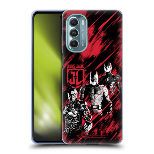 Zack Snyder's Justice League Snyder Cut Composed Art Cyborg, Batman, And Flash Soft Gel Case for Motorola Moto G Stylus 5G (2022)