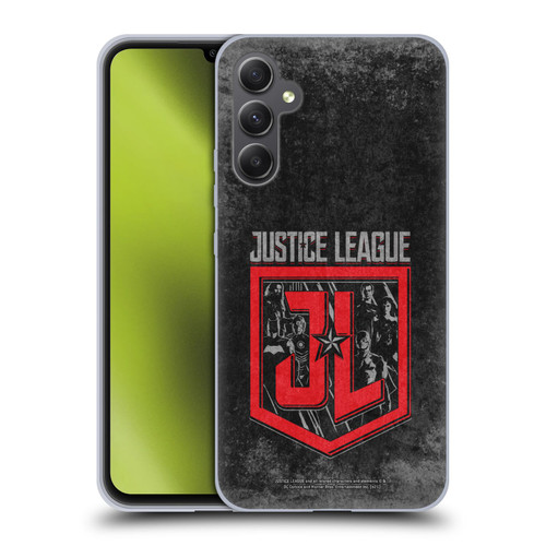 Zack Snyder's Justice League Snyder Cut Composed Art Group Logo Soft Gel Case for Samsung Galaxy A34 5G