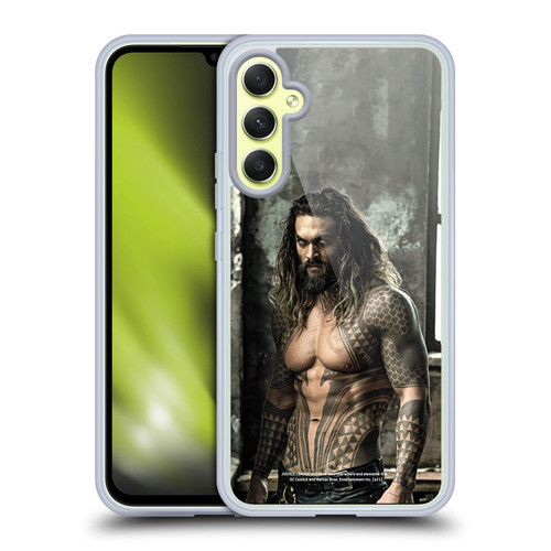 Zack Snyder's Justice League Snyder Cut Photography Aquaman Soft Gel Case for Samsung Galaxy A34 5G