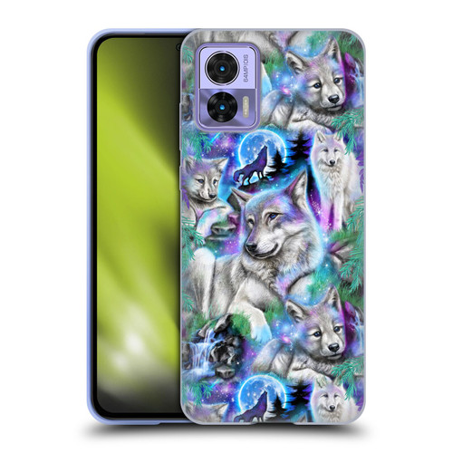 Sheena Pike Animals Daydream Galaxy Wolves Soft Gel Case for Motorola Edge 30 Neo 5G