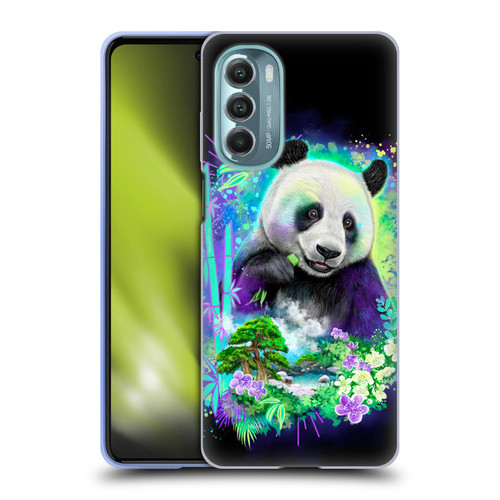 Sheena Pike Animals Rainbow Bamboo Panda Spirit Soft Gel Case for Motorola Moto G Stylus 5G (2022)
