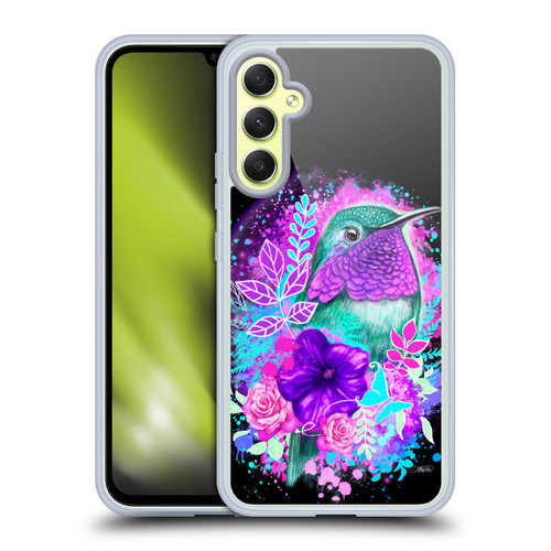 Sheena Pike Animals Purple Hummingbird Spirit Soft Gel Case for Samsung Galaxy A34 5G