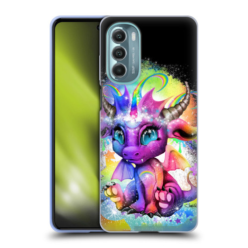 Sheena Pike Dragons Rainbow Lil Dragonz Soft Gel Case for Motorola Moto G Stylus 5G (2022)